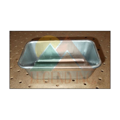 5-5/8" x 3-1/8" x 2-1/4"  Galvanized Steel Sample / Pulp Pan