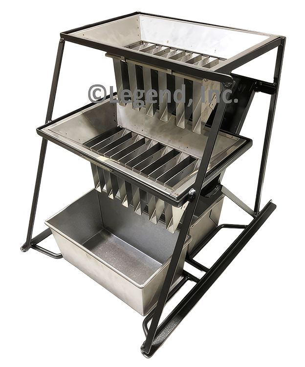 Two Tier Jones Splitter- 3/4" Riffles