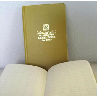 #310F Level Fabric Cover Standard Bound Book