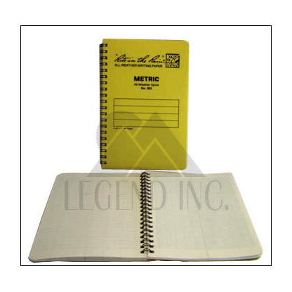 #363 Metric Field Spiral Notebook