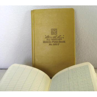 #360F Metric Field Fabric Cover Standard Bound Book