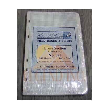 #372 Cross Section Standard Size Loose Leaf (Universal) (4-5/8"x7")