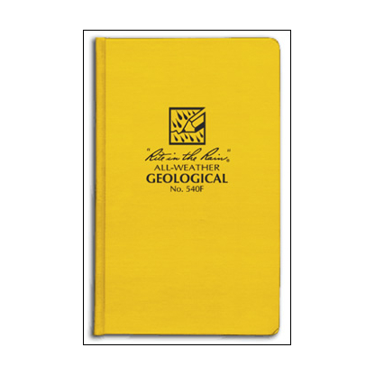 540F Geological Fabric Cover Bound Book
