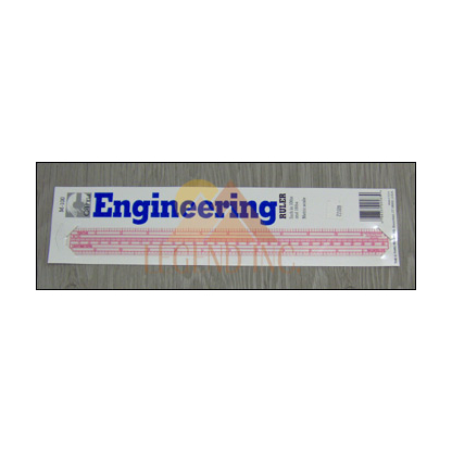 C-thru M-100 Engineers Combo Scale Ruler - 12"/30cm