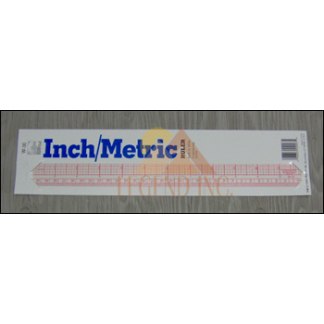 C-thru W-30 8ths Graph/Metric Ruler -12"/30cm