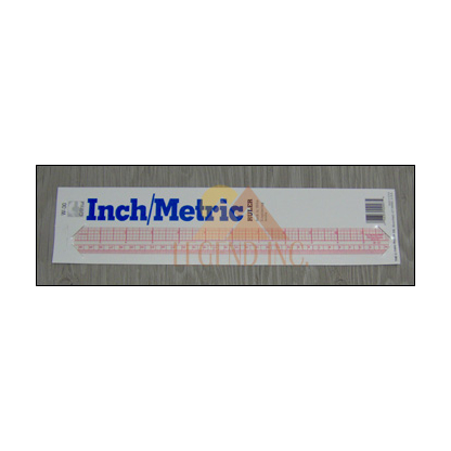 C-thru W-30 8ths Graph/Metric Ruler -12"/30cm