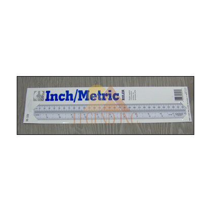 C-thru M109 Metric/Inch Ruler - 30cm/12"