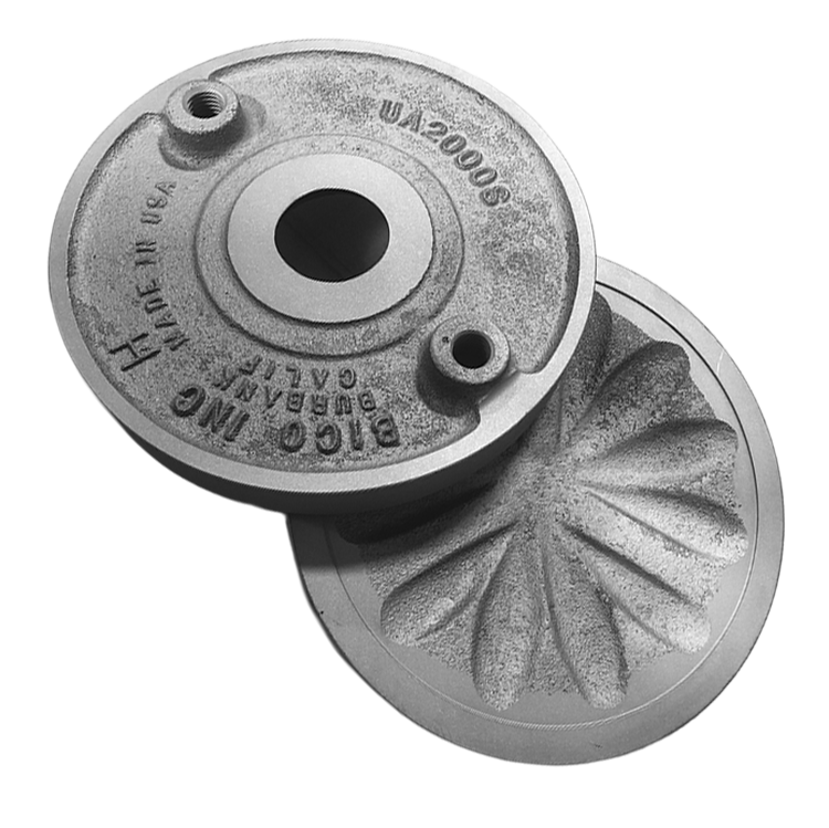 UA 2000R/S Grinding Plates, chrome alloy