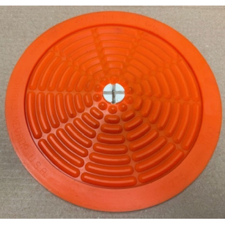 Rubber base mat for 8 in pressure filter wrigid center