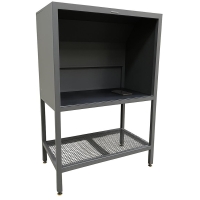 Compact Slagging/Fluxing Hood with Rear Plenum