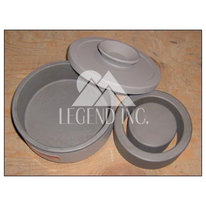 200 ml Grinding Bowl Sets- Cr Alloy