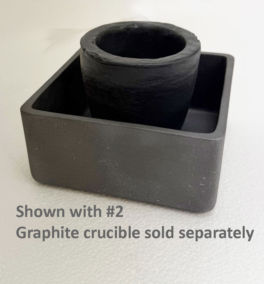 Silicon Carbide Sagger (5.9"x5.9"x2.75") - Image 2
