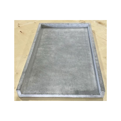 SiC Hearth Plate 11-3/4" wide with Curb C1228 C122012