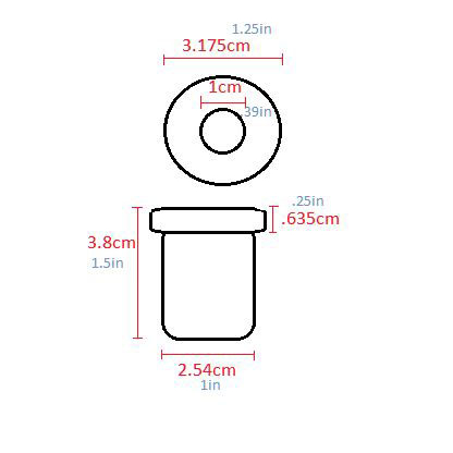 Element Insulator Round Bore/pack of 16 - Image 3