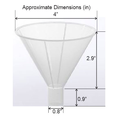 Powder Funnel 248ml PP - Image 2