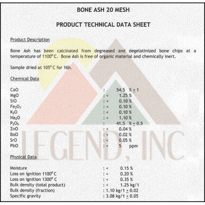 Bone Ash Furnace Bedding- 55 lbs 20 mesh - Image 2