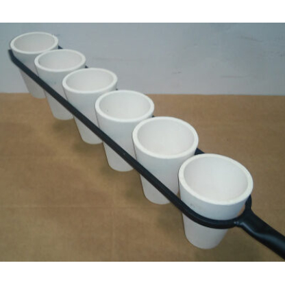 1 X 6 Long Crucible Fork for 30-40g - 57" Long (old style)