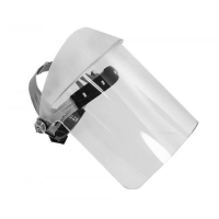 Oberon Clear UV Polycarbonate Face Shield with Racket Headgear