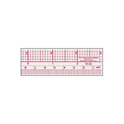 C-thru W-20 10ths Graph/Metric Ruler - 6"/15cm - Image 2