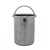 Stainless steel pulp density container