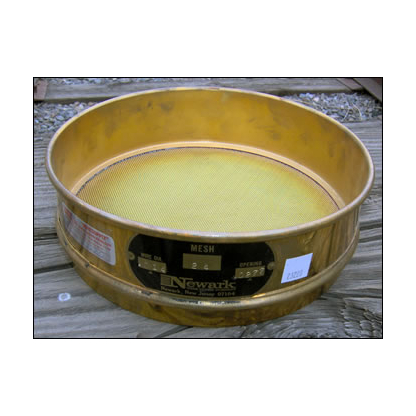 Newark 8" diameter US Standard 3" (Brass) Sieve