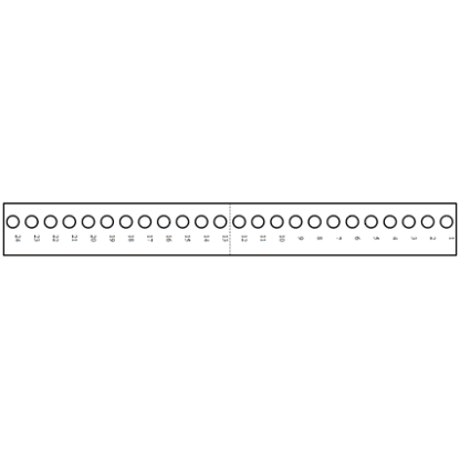 Large Bore Pour bar tapered/conical- Number Narrow Right - Image 4