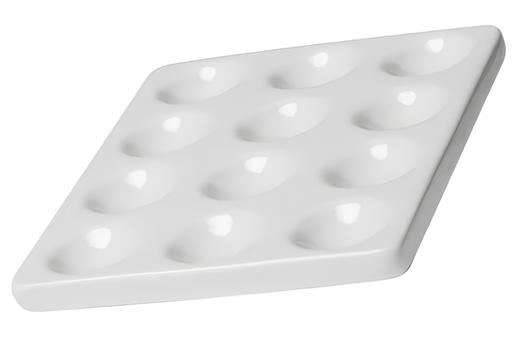 12 Depression Reaction / Spot Plate – Coors # 60430