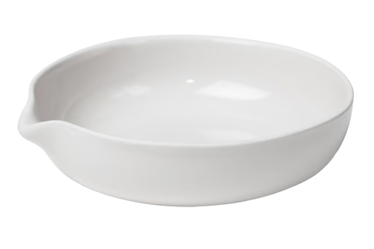 75 ml Coors Porcelain Evaporating Dish # 60232 - Shallow Form