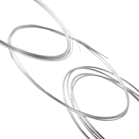 Pure Silver Wire, 0.010" Diameter, 9999 Fine - Per Foot (12")