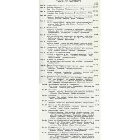 Handbook of Mineral Dressing, Taggart (used) - Image 2