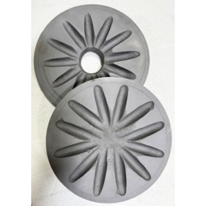 Used Grinding plates for Bico UA/UD pulverizer (Set)