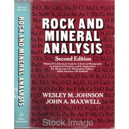 Rock and Mineral Analysis (used), by Wesley Johnson
