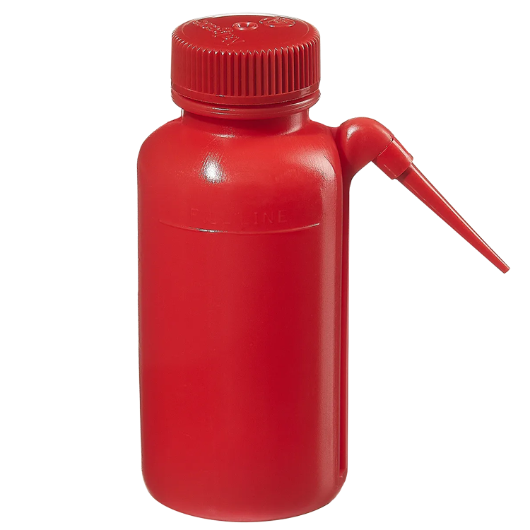 250ml Unitary Wash Bottle RED