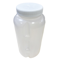 3.5L LifterBottle® HDPE Wide Mouth (Integrated Lifters)