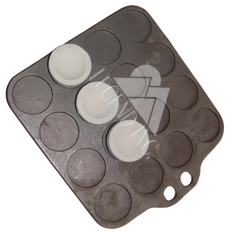 Cast Iron Cupel Trays, 16 place - Image 2