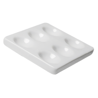6 Depression Reaction / Spot Plate - Coors # 66425