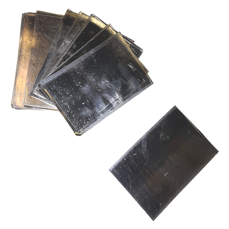 Lead Foil Sheets - 2" x 3" x 0.008"