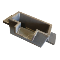 6500 oz Gold (Au) / 3500 oz Silver (Ag) Alloy Side Pour Mold - Heat Resistant