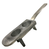 Cast Iron Large Capacity Conical  Assay Mold - 2 place (1 x 2)