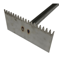 Oven / Furnace Scraper - 10" X 4" Blade