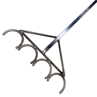 48" Mulitple Crucible Charging Forks 4 x 1 (30-40-45 gram)
