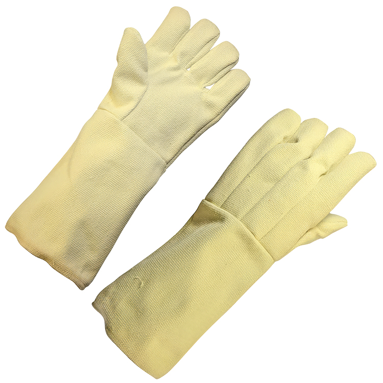 18" Kevlar Heat Resistant Wool Lined Gloves (800°F - 1000°F)