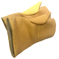 14" Fiberglass Mitt Double Palm Wool lined - 1000°F