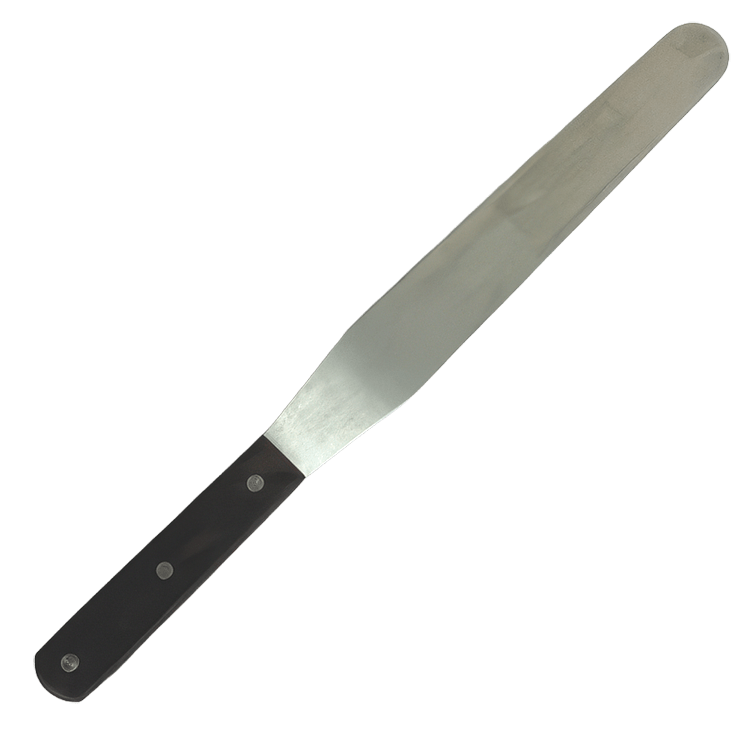 15" Tapered Spatula (10" x 1 ¼" Blade) Stainless Steel