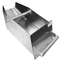Badger crusher pan - Long w/chute
