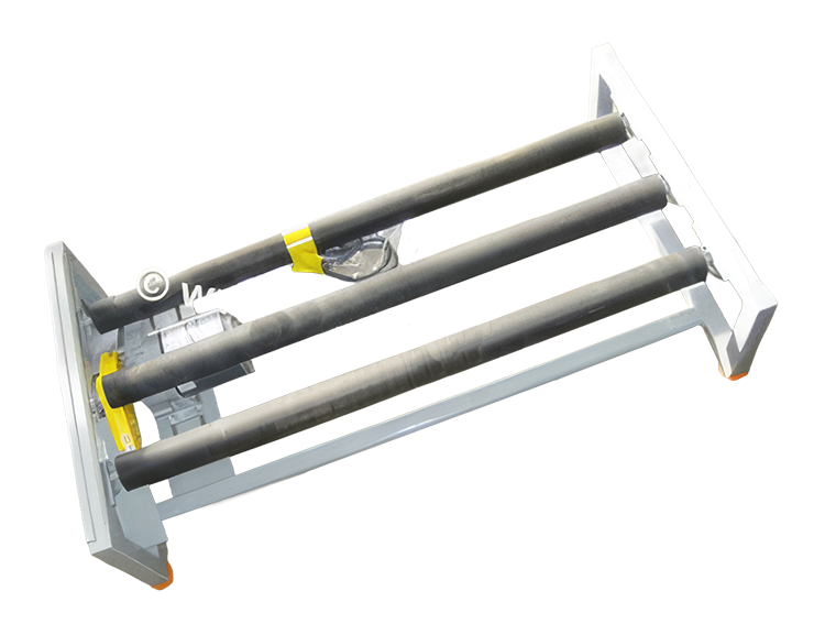3 Roll Counter Top Roll Drive - 24" Rolls- Single Speed