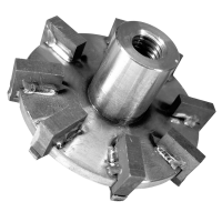 Impeller for D12-II/III, 73mm, stainless steel
