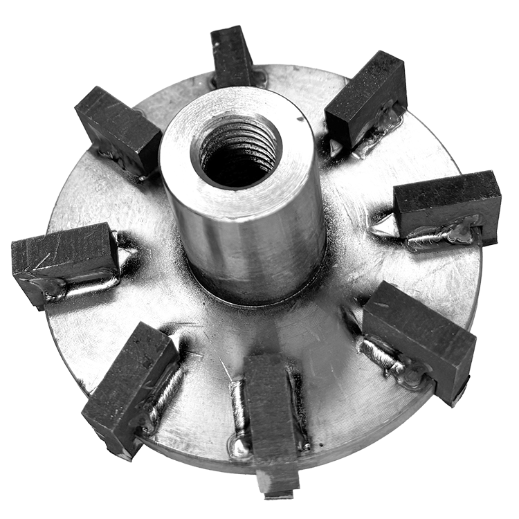 Impeller for D12-II/III, 73mm, stainless steel - Image 2