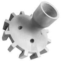 100mm Stator (Diffusion Hood) for D12-II/III, Stainless Steel
