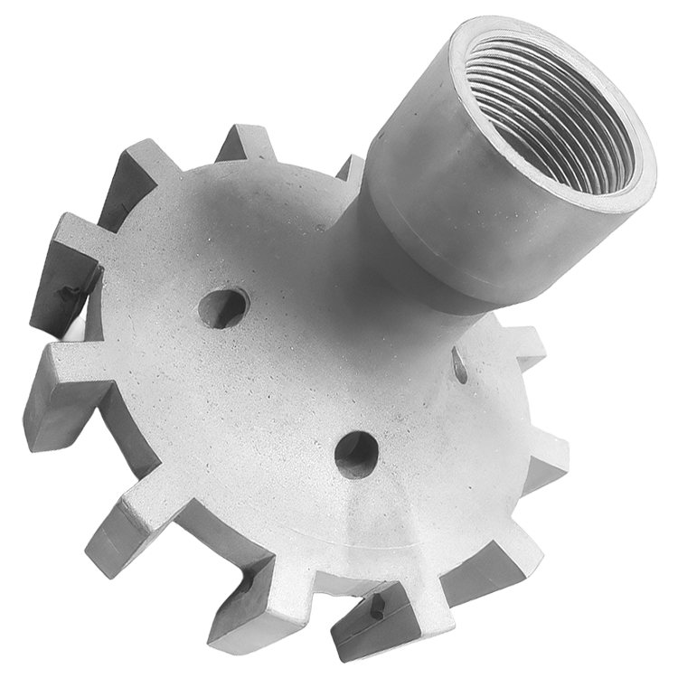 100mm Stator (Diffusion Hood) for D12-II/III, Stainless Steel